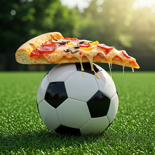 York Vikings Walking Football Club - Pizza League Logo